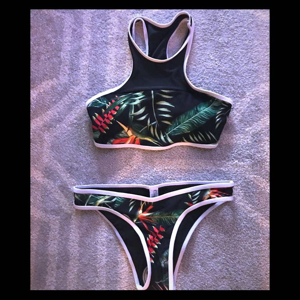 Tropical Print Bikini